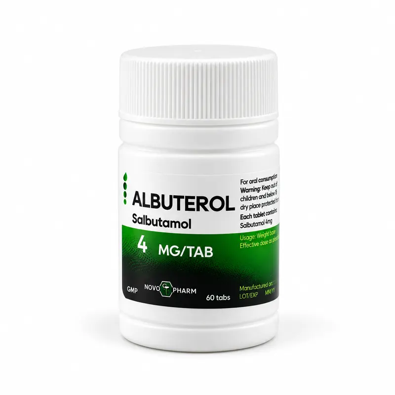 Albuterol (Salbutamol) 4mg/30tabs Weight Loss | NovoPharm