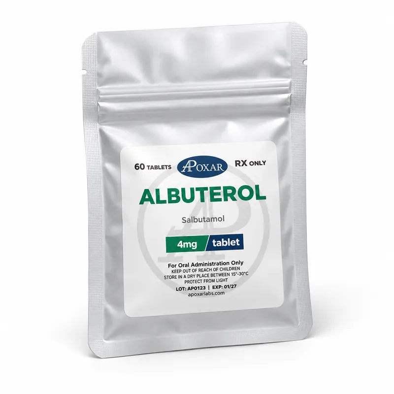 Albuterol - Salbutamol (Weight Loss) 4mg/60tabs - Apoxar
