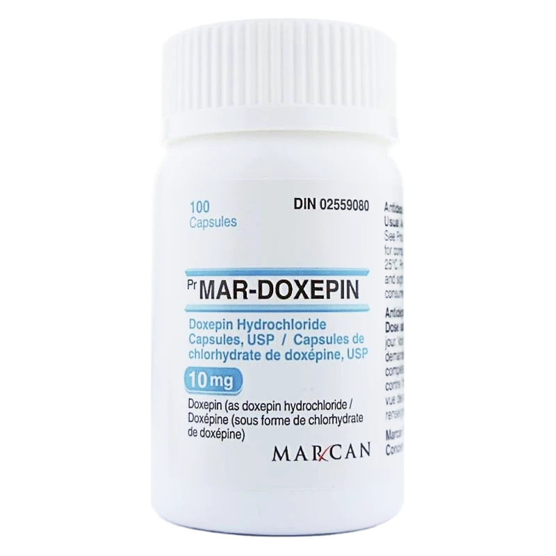 Doxepin (antidepressant) 10mg/100tabs - Canada Pharmacy