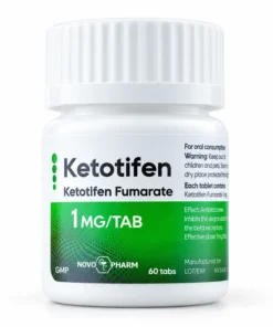 Ketotifen (prolongs clen effect) 1mg/60tabs | NovoPharm