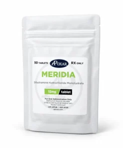 Meridia - Sibutramine (Fat Loss) 15mg/50tabs - Apoxar