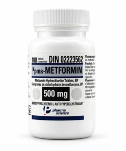 Metformin (Glucophage) 500mg/100 - Pharmacy Grade