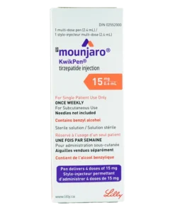 Mounjaro (Tirzepatide) KwikPen 15 mg / 4 Doses (8 weeks supply)