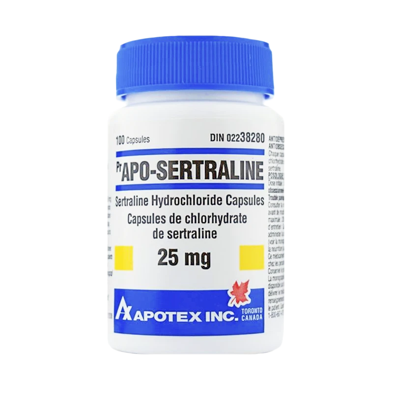 Sertraline (antidepressant) 25mg/100tabs - Canada Pharmacy
