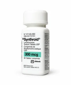 Synthroid T4 200mcg/90tabs - Pharmacy Grade