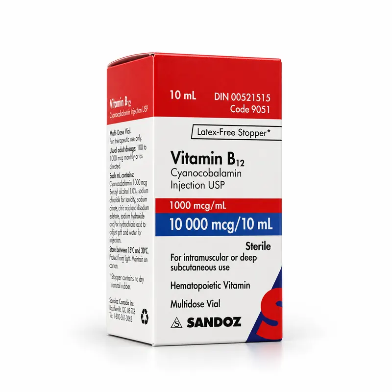 Vitamin B12 10,000mcg/10ml - Pharmacy Grade